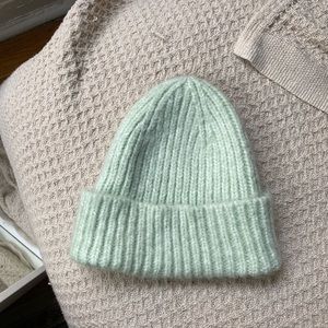 Mint knit beanie